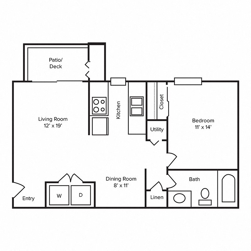 Floor Plans of Dunwoody Pointe in Sandy Springs, GA